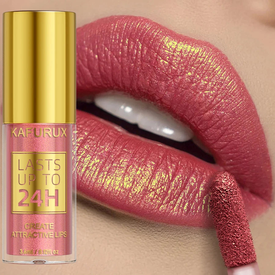Gloss labial con glitter