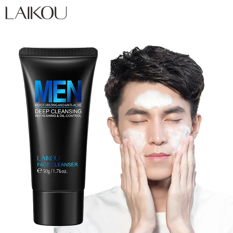 Crema para hombre antiacné y control de grasa.