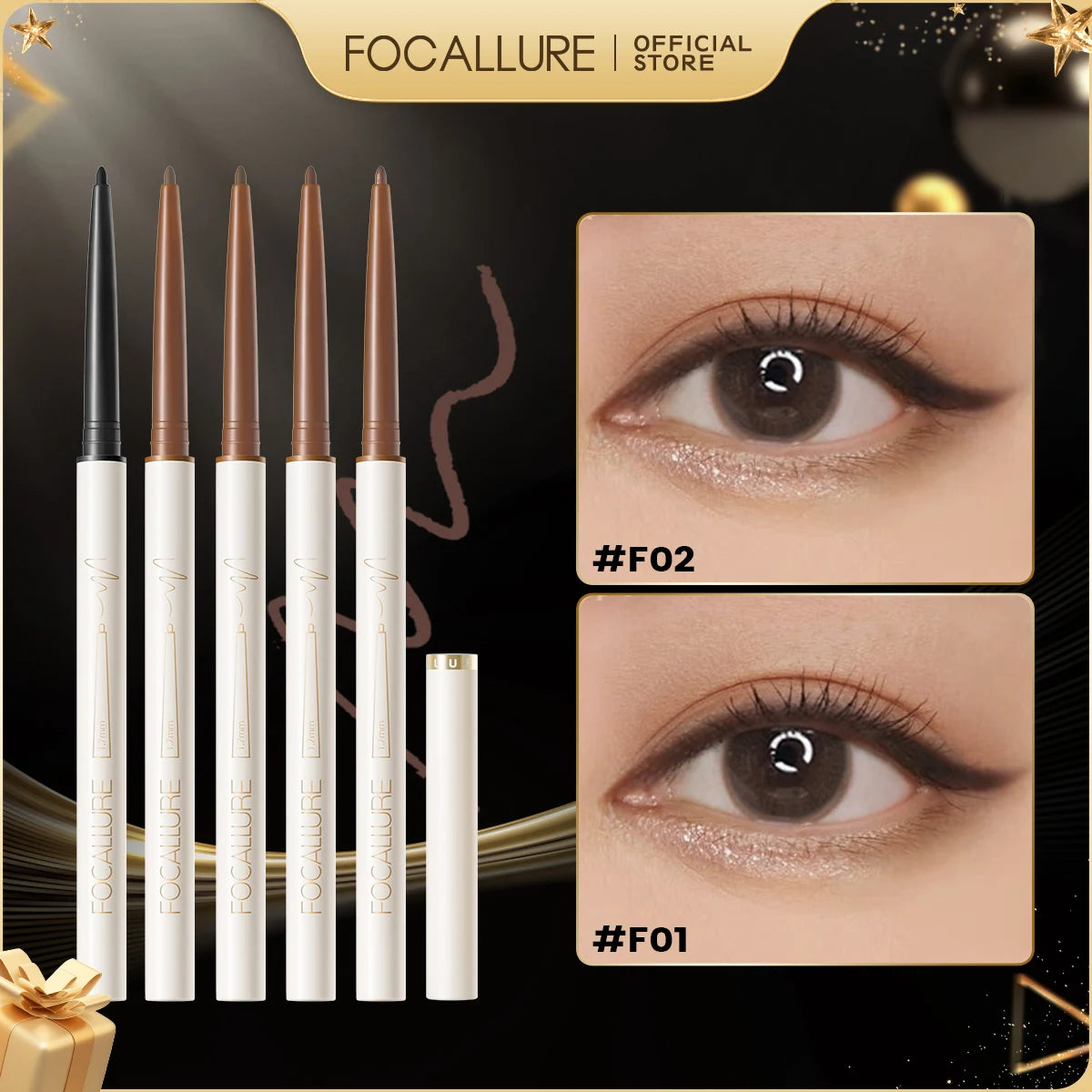 Lapiz delineador en gel Focallure.