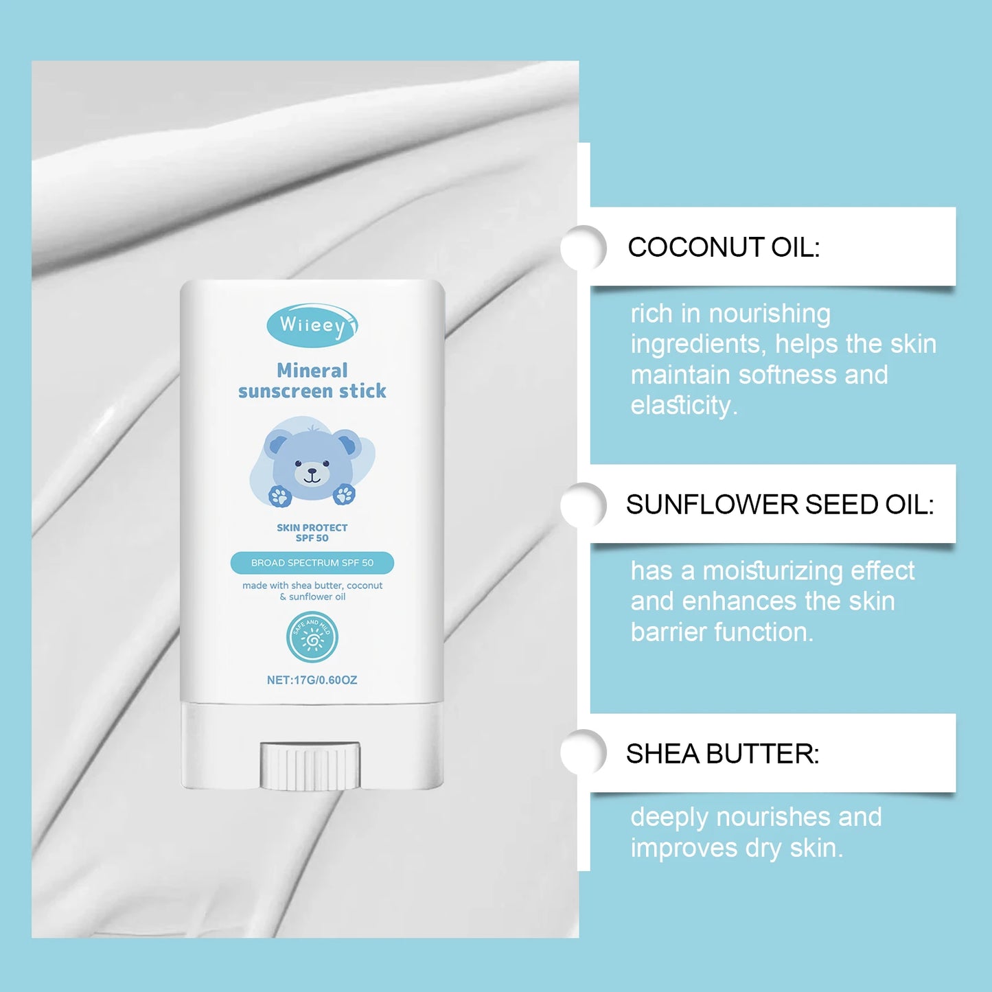 Mineral protection stick for children SPF 50+