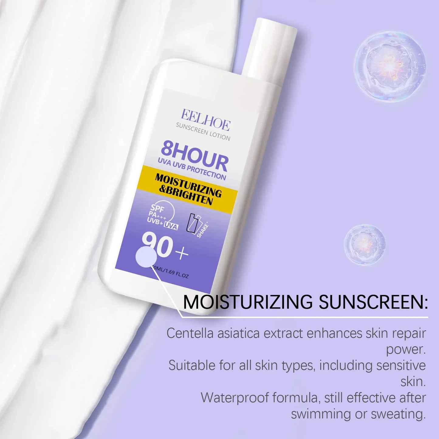 High protection sun cream SPF 90+
