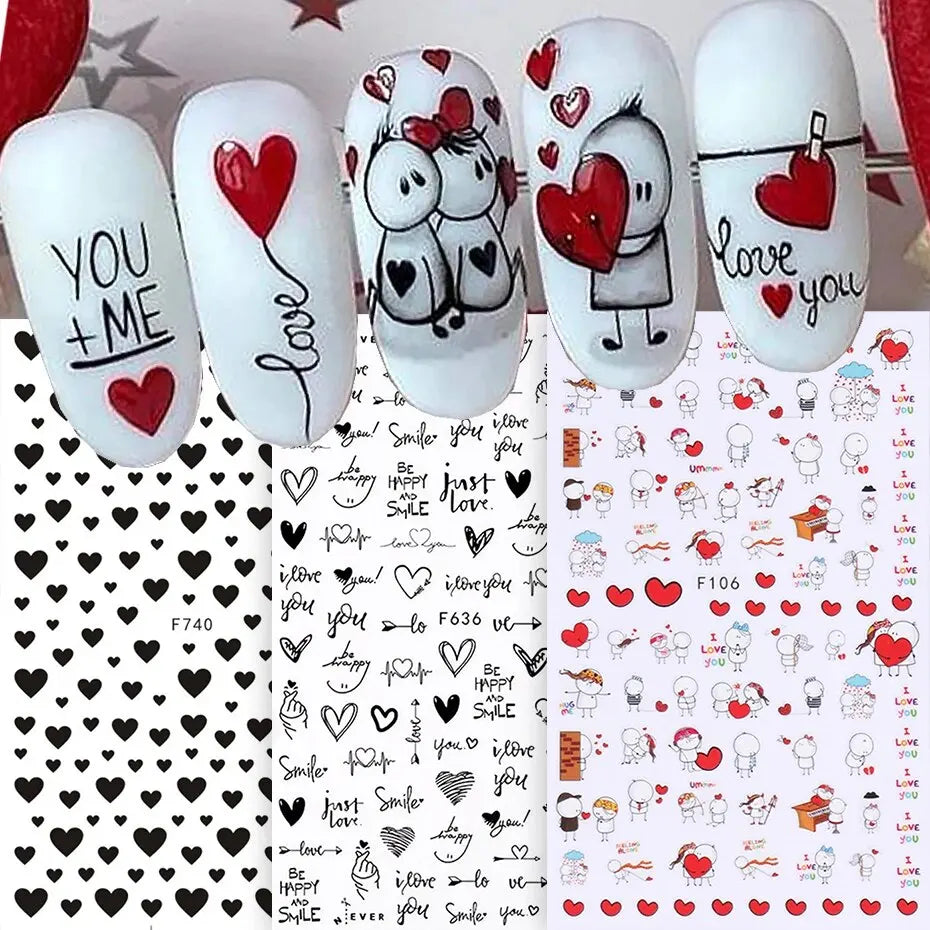 Set de 6 Piezas – Stickers 3D