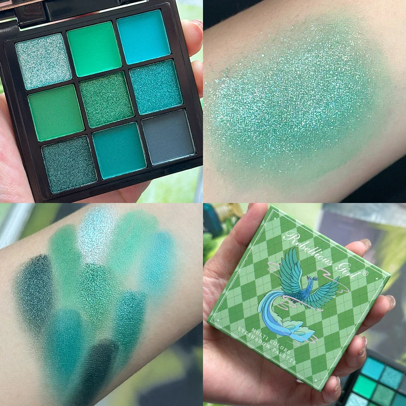 Paleta de Sombras Rebellius girl de 9 Colores.
