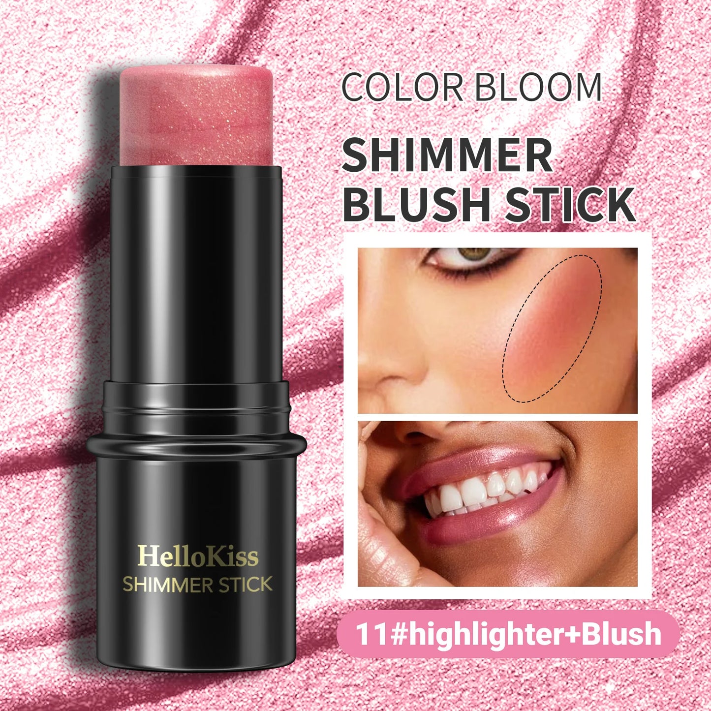 Contorno e iluminador en crema Hellokiss