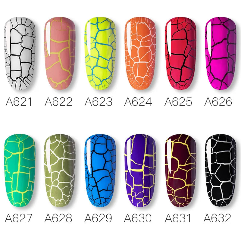ROSALIND 12 Colores de esmaltes quebradizos de secado al aire