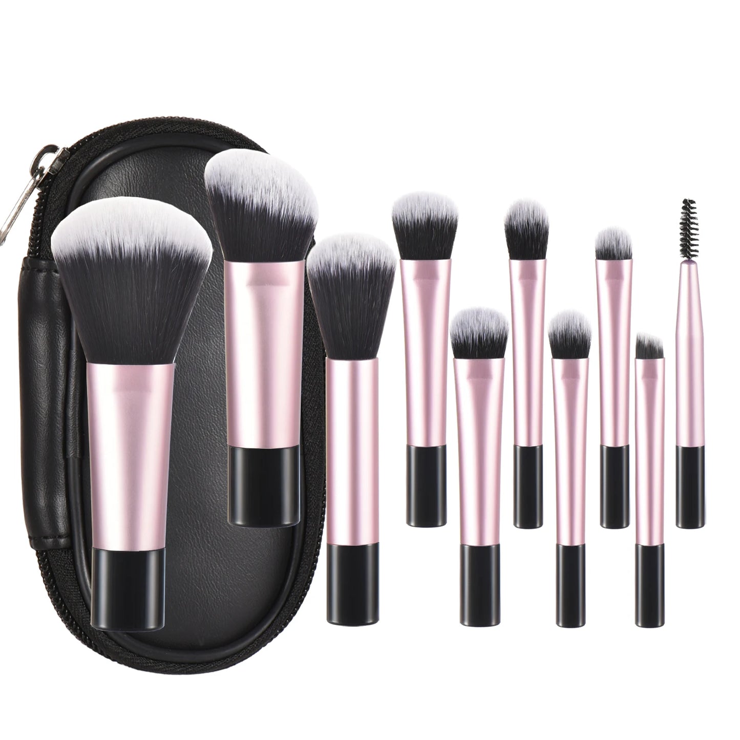 Set de 10 Mini Brochas de Maquillaje.