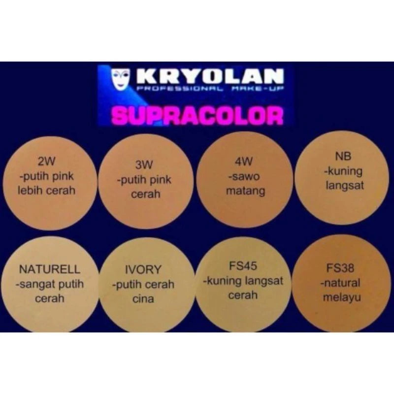 Base Correctora Kryolan Supra de Vterly