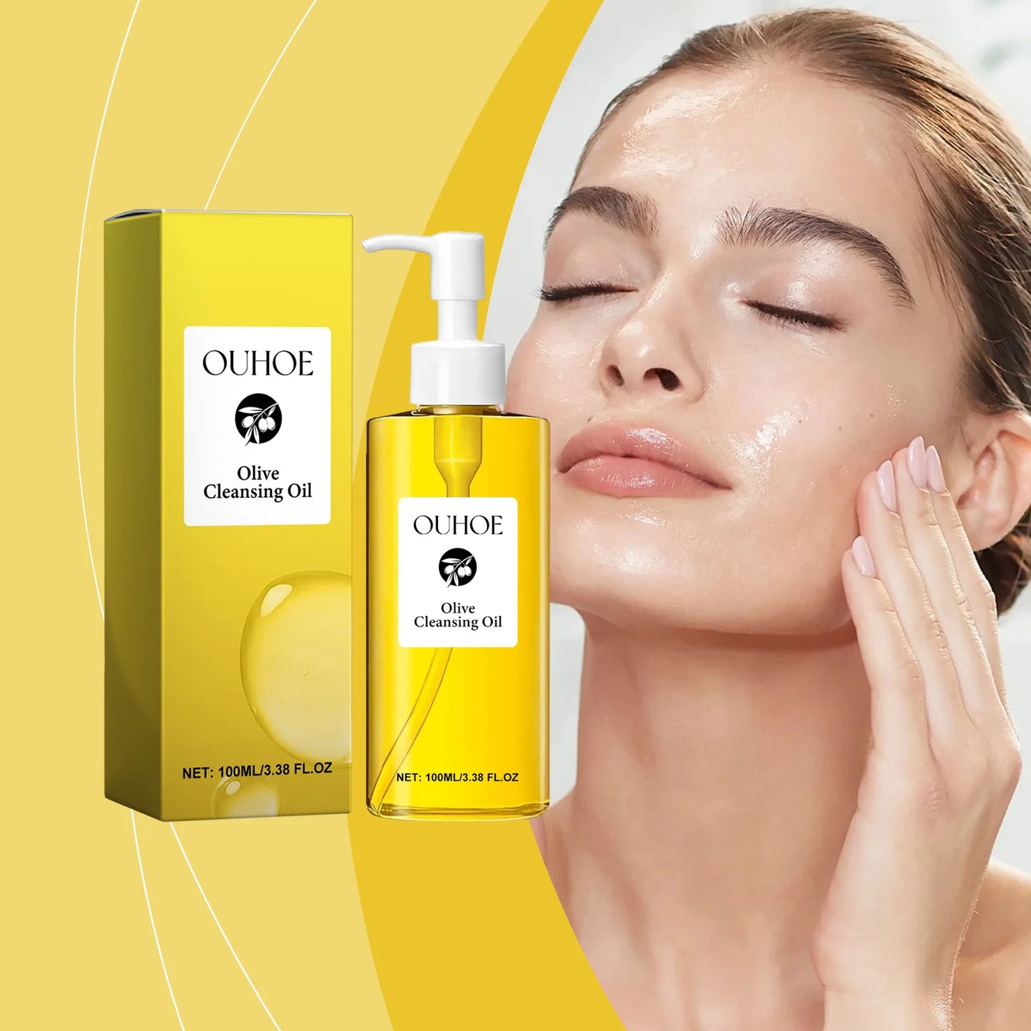 Aceite de oliva, desmaquillante eliminándolo con facilidad.