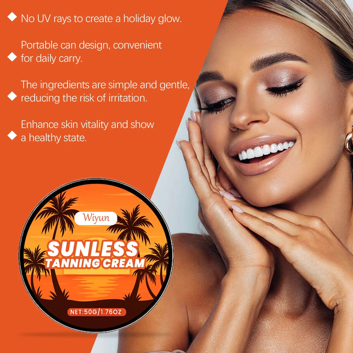 Crema Autobronceadora y Bronzer WIYUN
