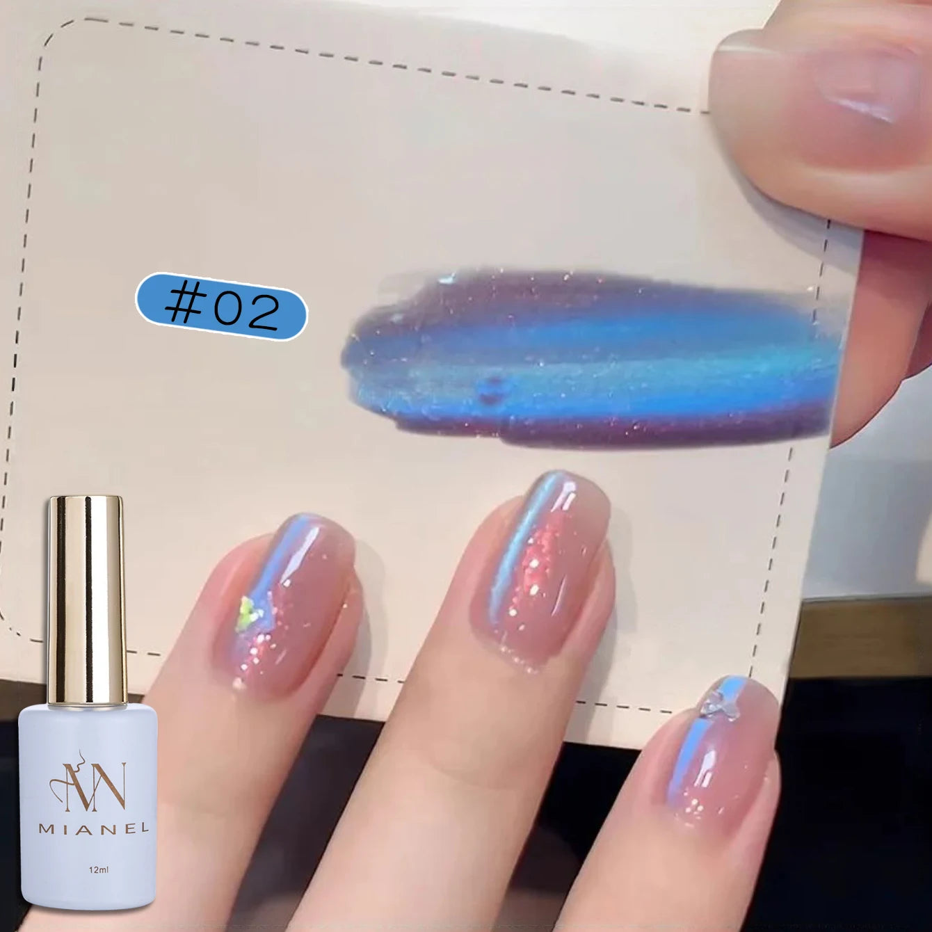 Mianel magnetic nail polishes