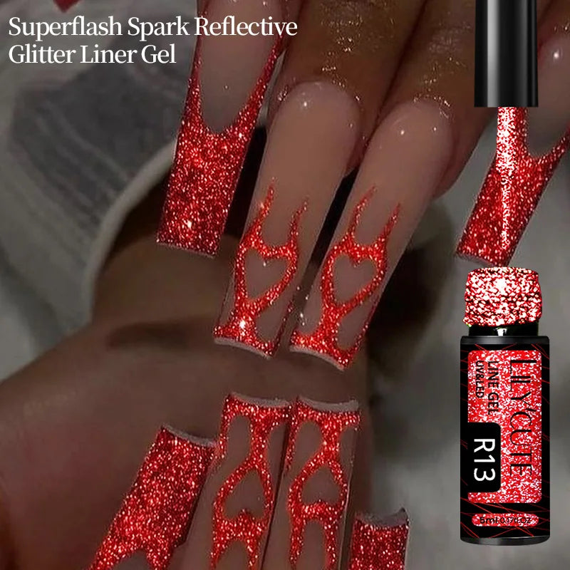 LILYCUTE esmalte brillante delineador UV