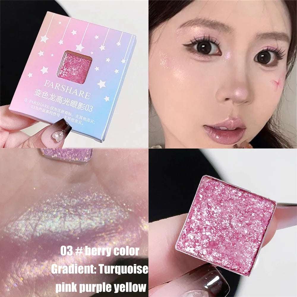 Paleta de Sombra de Ojos Diamante Camaleónica FARSHARE.