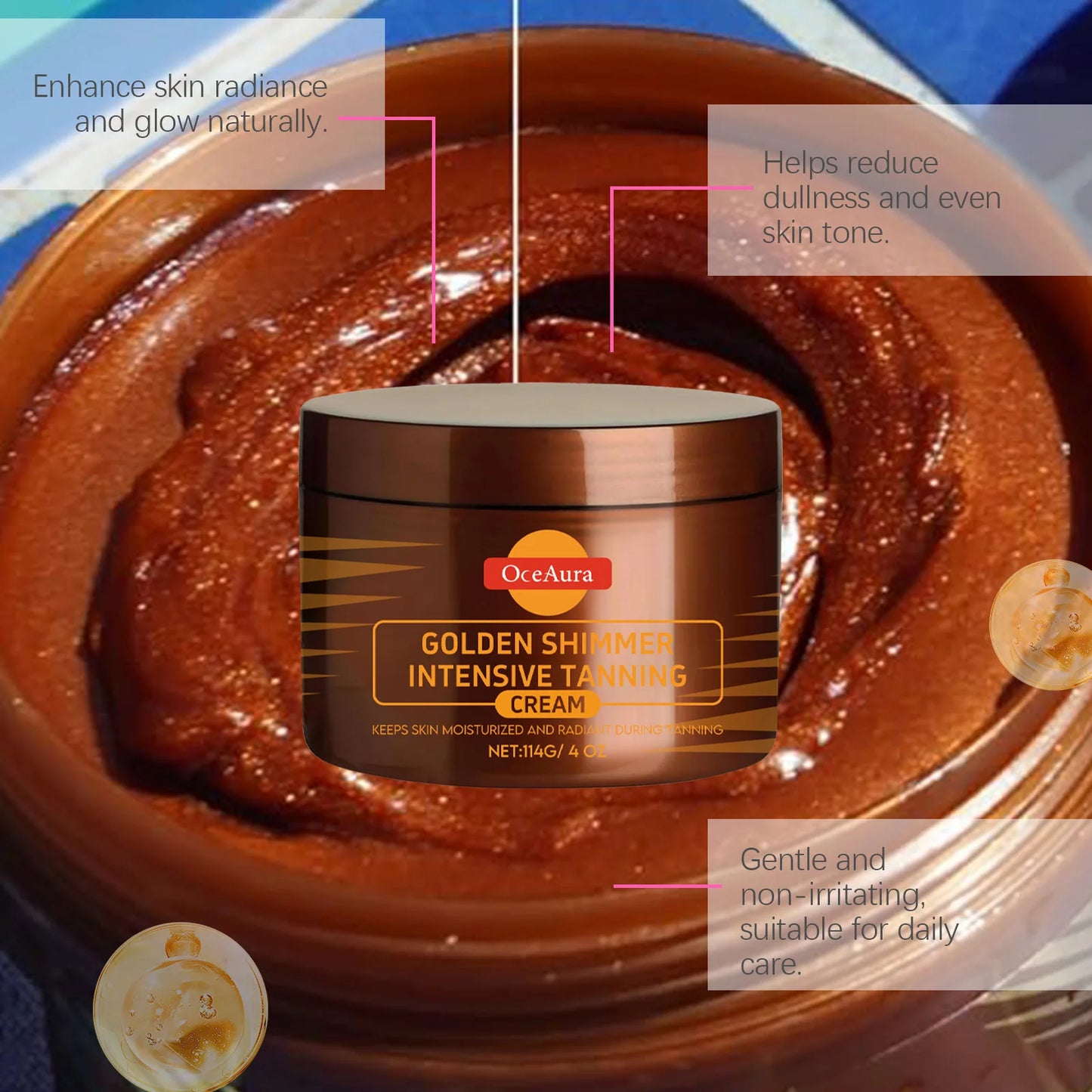 Crema autobronceadora OceAura