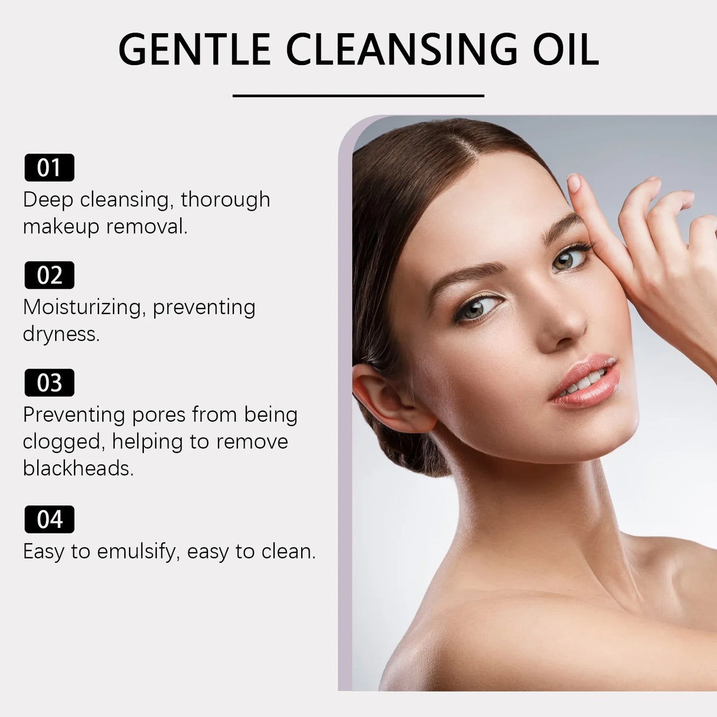 HANCHOBIT Aceite de limpieza facial profunda.