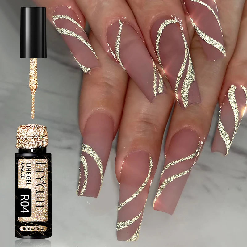 LILYCUTE esmalte brillante delineador UV