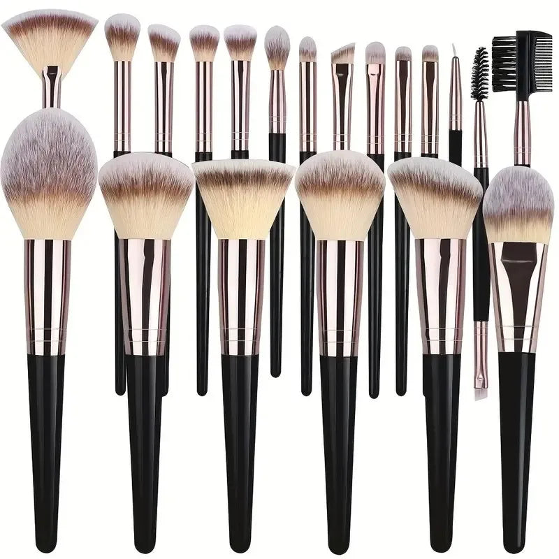 Set de Brochas para maquillaje Profesional 3-20PCS.