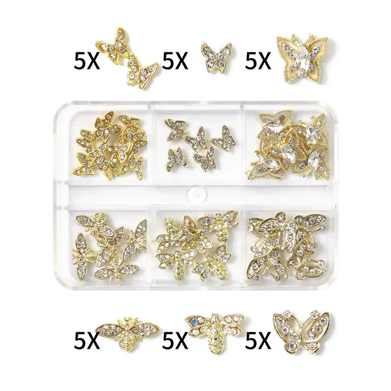 Piedras decorativas para uñas,