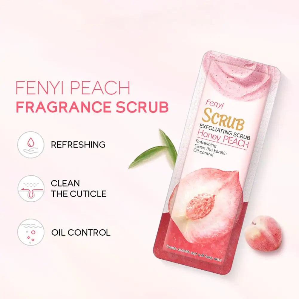 Exfoliante facial de melocotón Fenyi