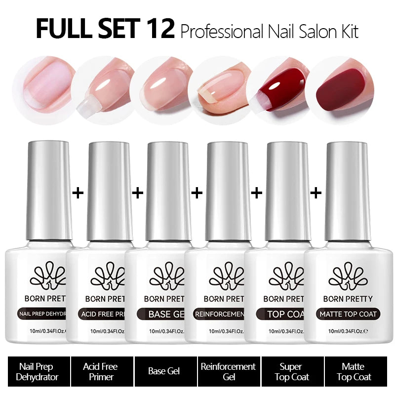 Sets de 6 esmaltes de ojo de gato BORN PRETTY