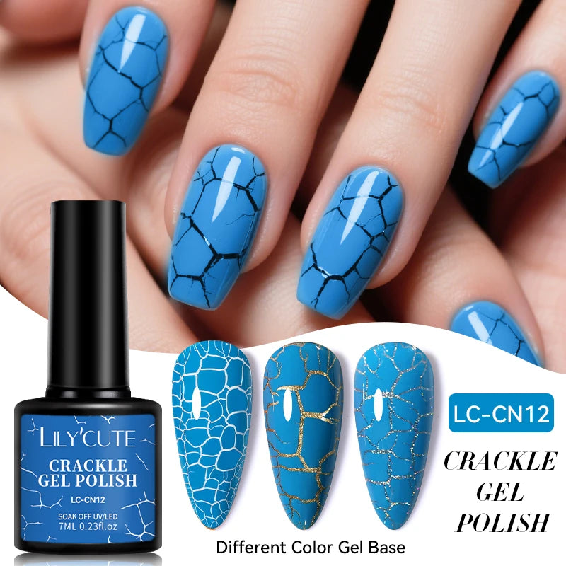LILYCUTE 12 esmaltes quebradizos secado UV