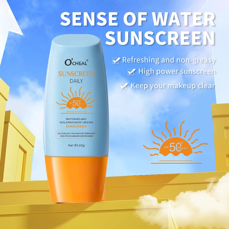 Protección solar de alta potencia fresco y traspirable O'cheal SPF50+