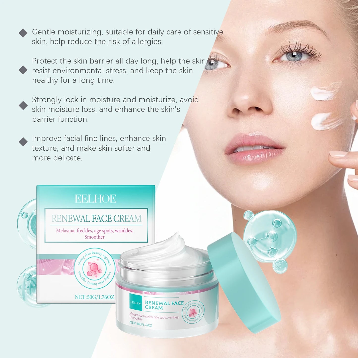 Crema facial antimanchas Eelhoe