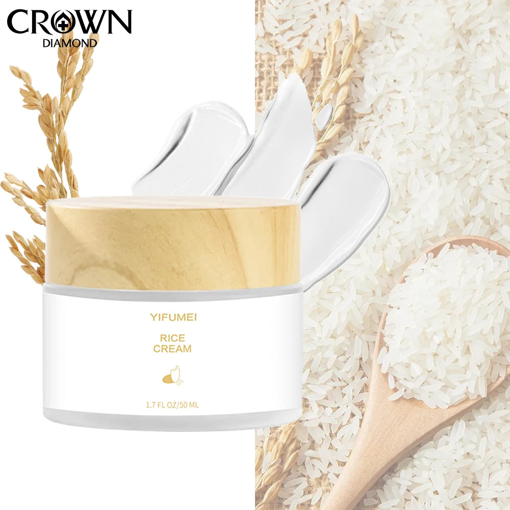 Set de tratamiento facial crema de arroz Crown Diamond