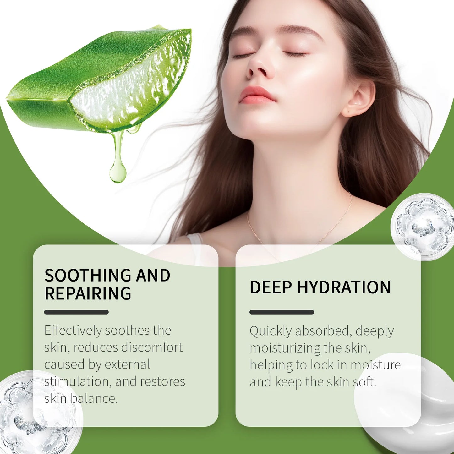 Crema facial de aloe vera Eelhoe