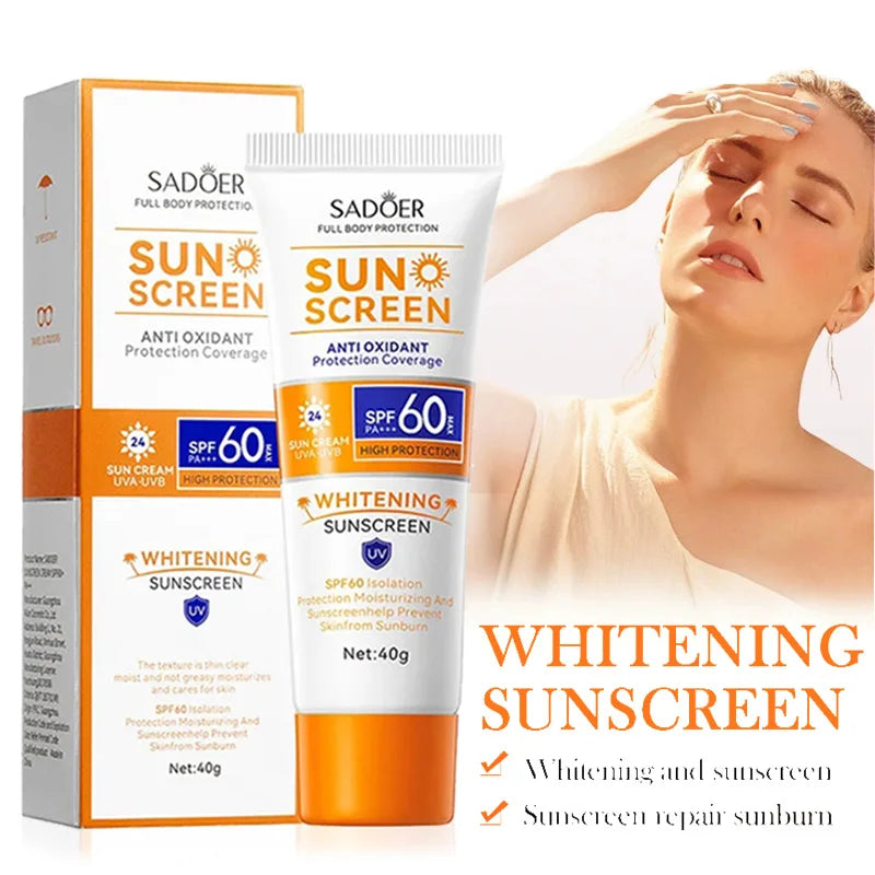 Protector solar en crema SADOER Spf 60+