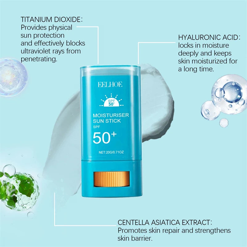 Crema solar en barra para el rostro SPF50+ Eelhoe