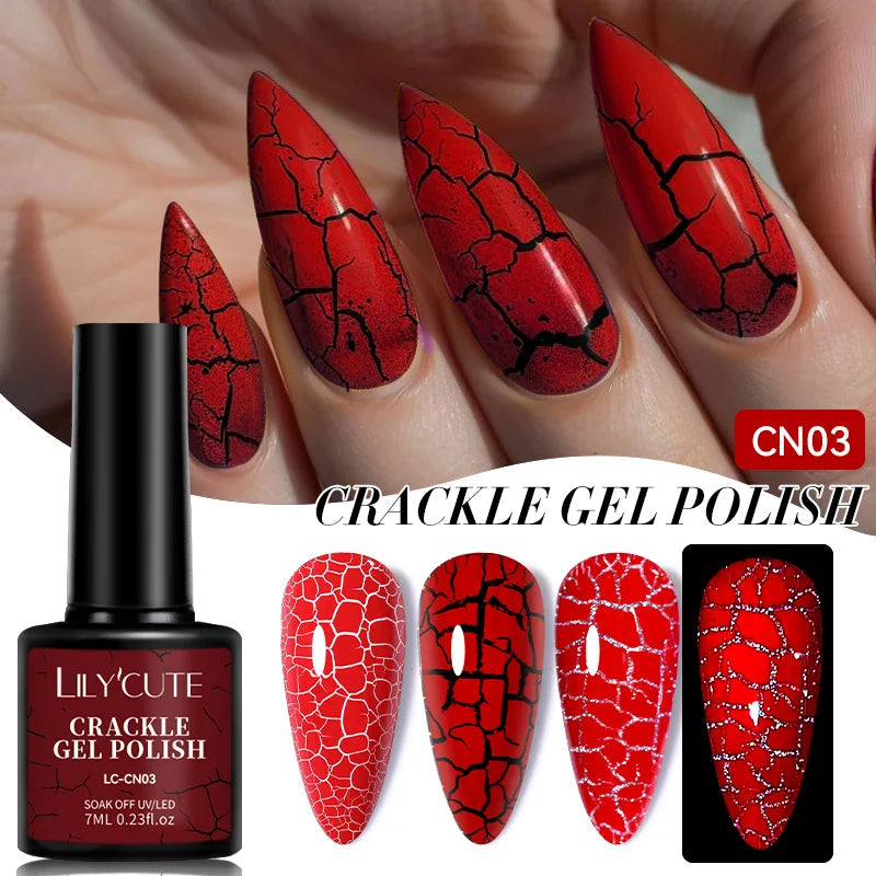 LILYCUTE 12 esmaltes quebradizos secado UV