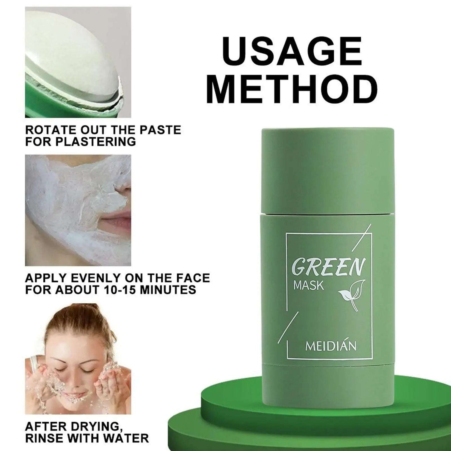Mascarilla de te verde.