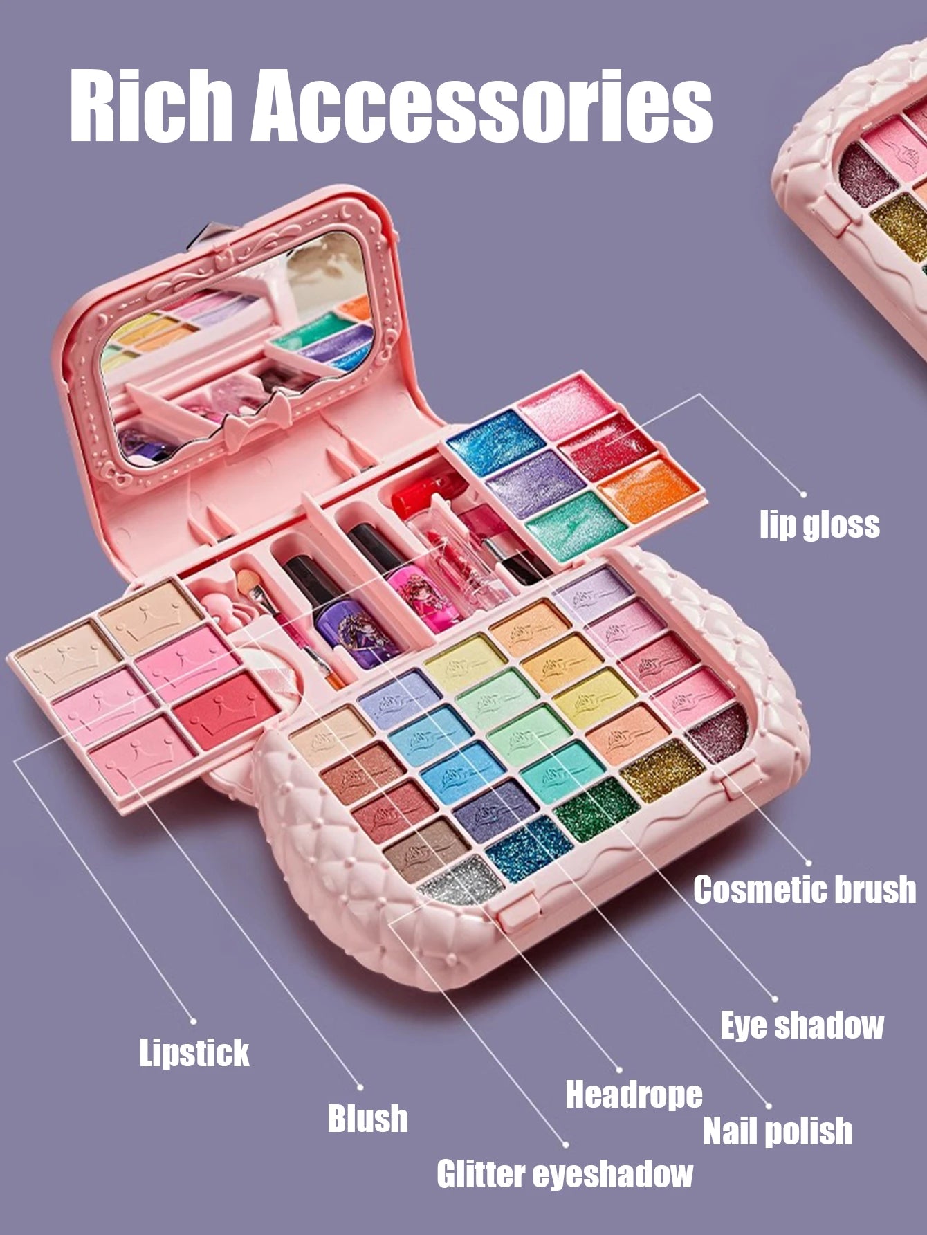 Estuche de Maquillaje con Orejas de Gato