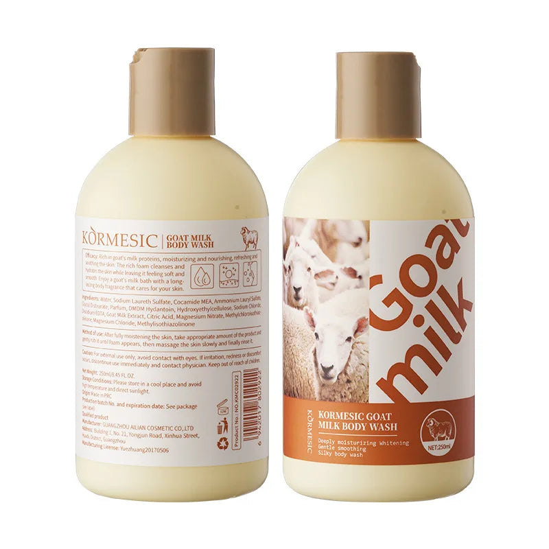 Gel de ducha de leche de cabra.