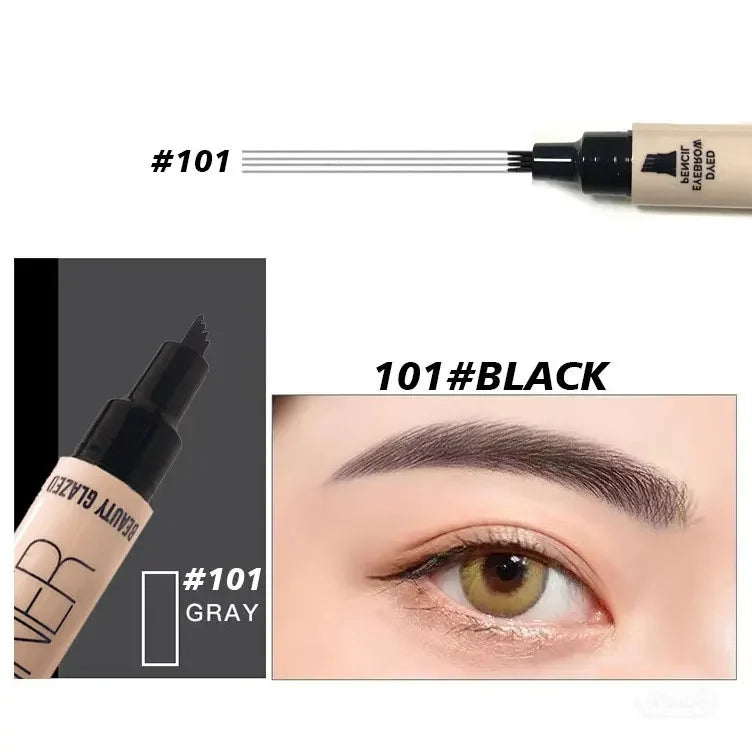 Lápiz Doble 2 en 1 para Cejas y Delineador