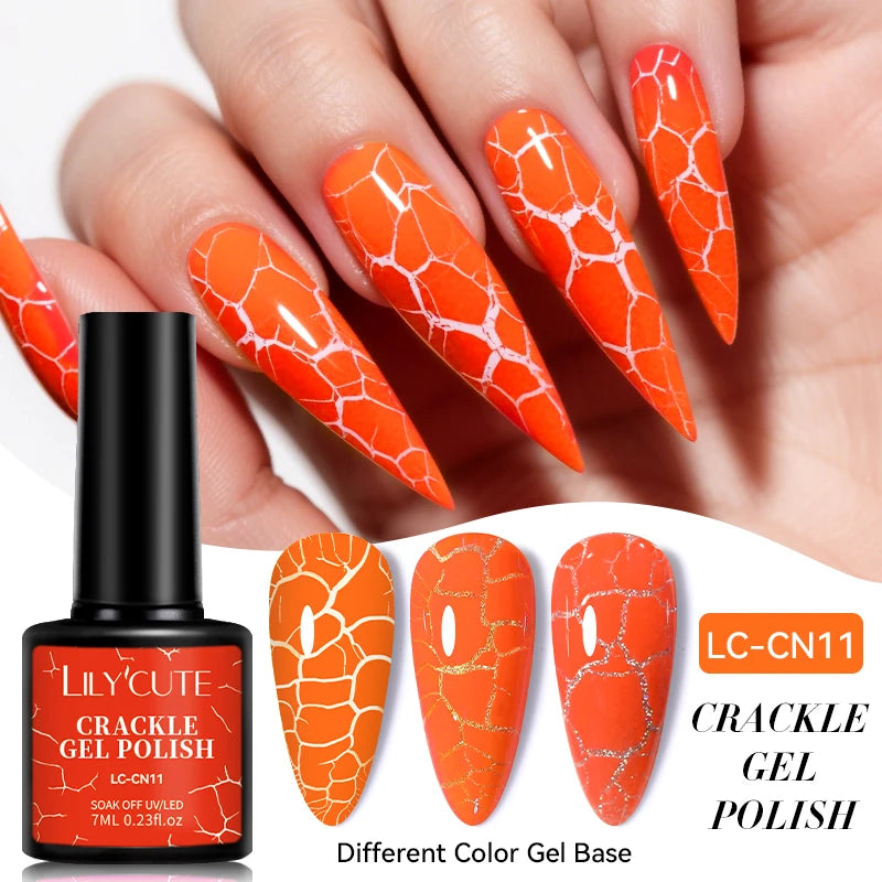 LILYCUTE 12 esmaltes quebradizos secado UV