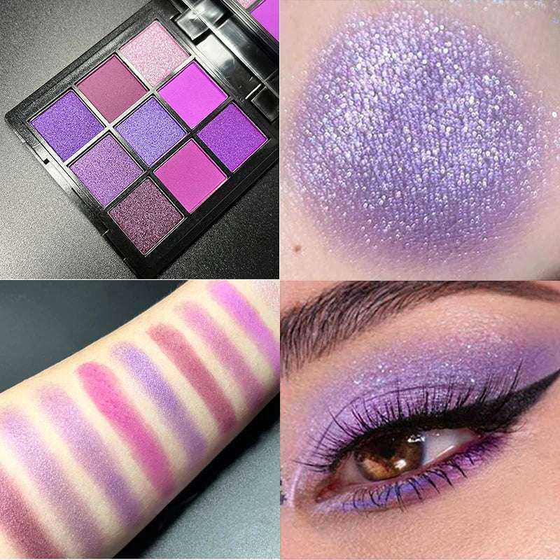 Paleta de Sombras Rebellius girl de 9 Colores.