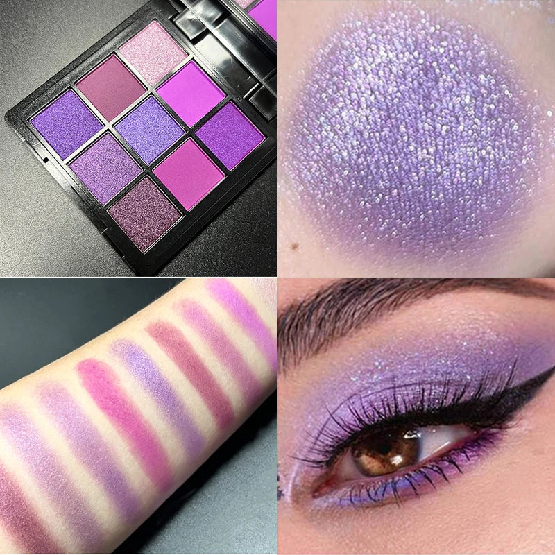 Paleta de Sombras Rebellius girl de 9 Colores.