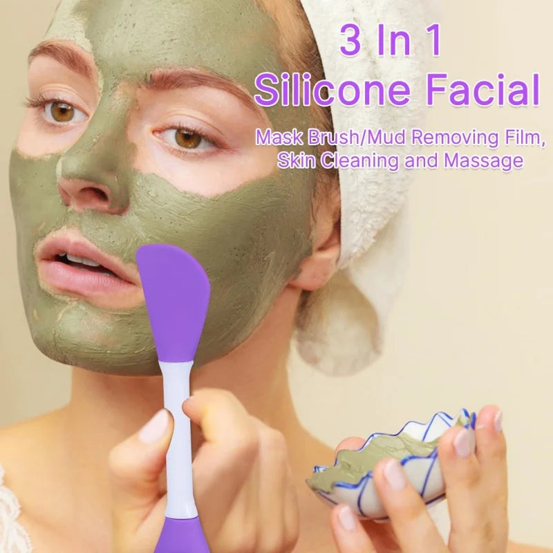 Cepillo para masajes y limpiezas faciales.