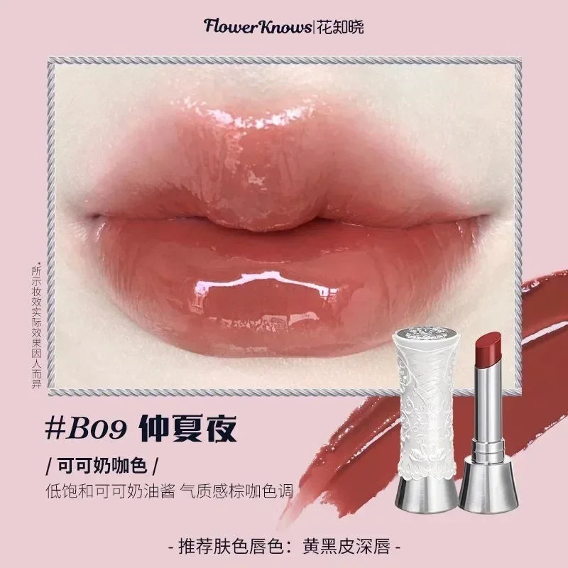 Moisturizing lipstick and bar from the brand Flawer Knows