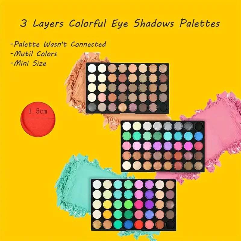 Paleta de Sombras de 120 Colores.