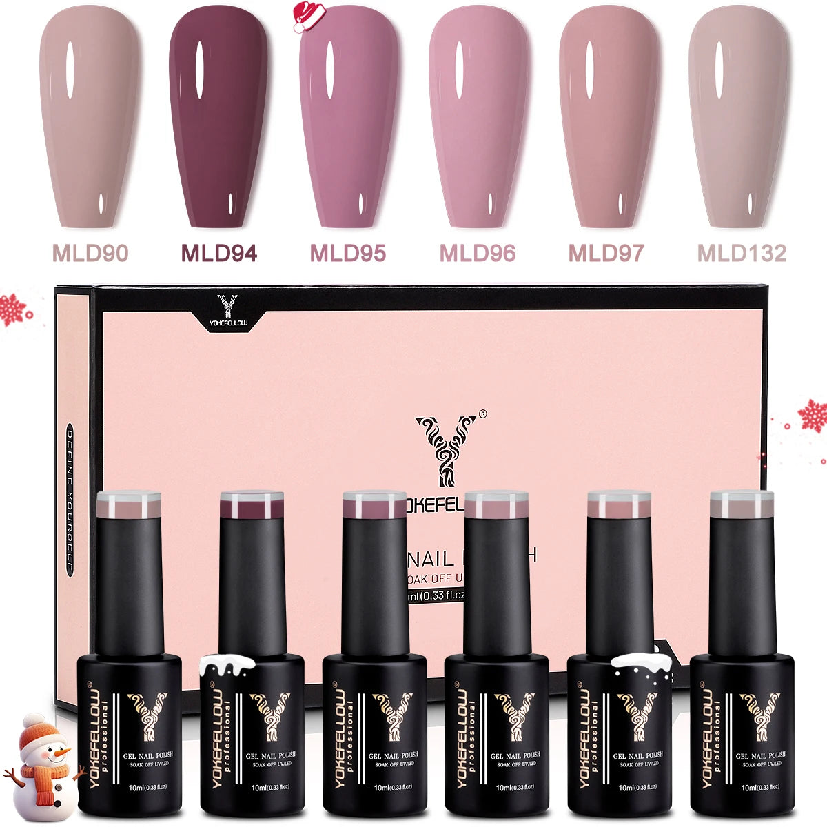 33 Sets de esmaltes en gel Yokefellow