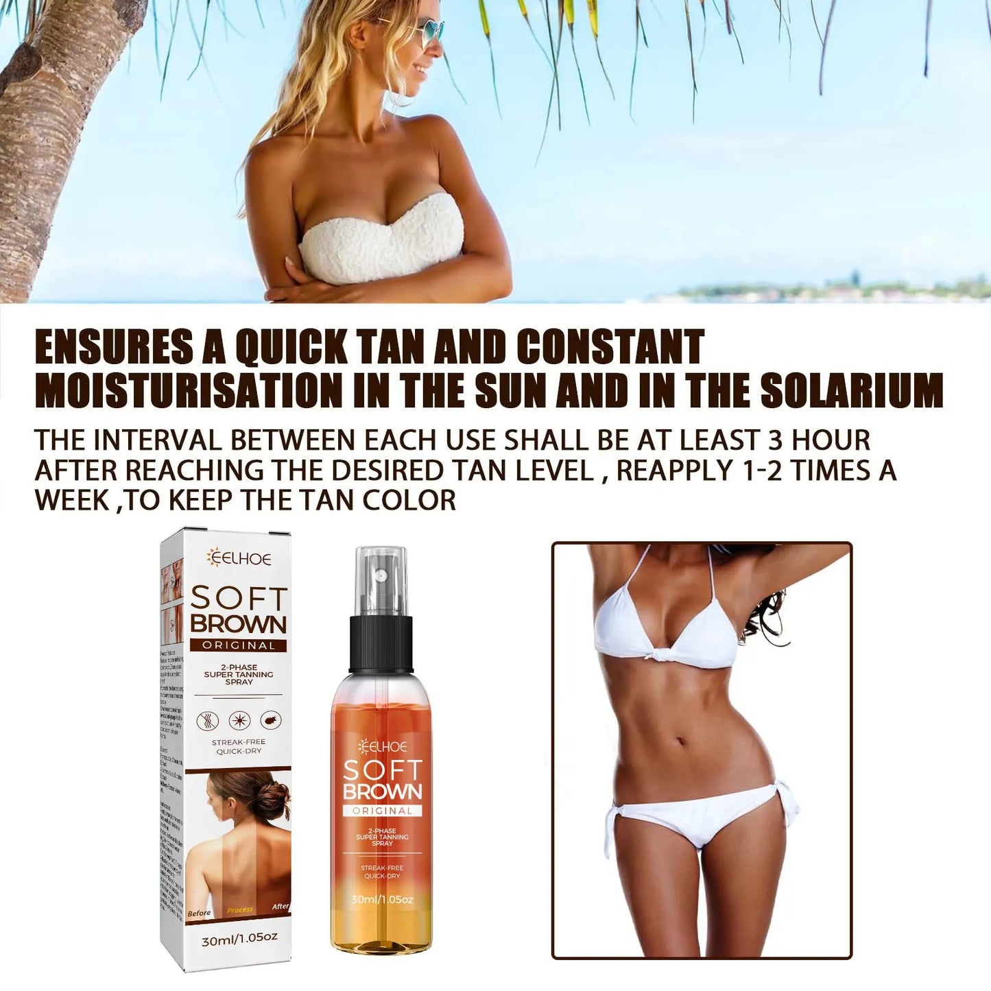 Spray Autobronceador Intensivo EELHOE.