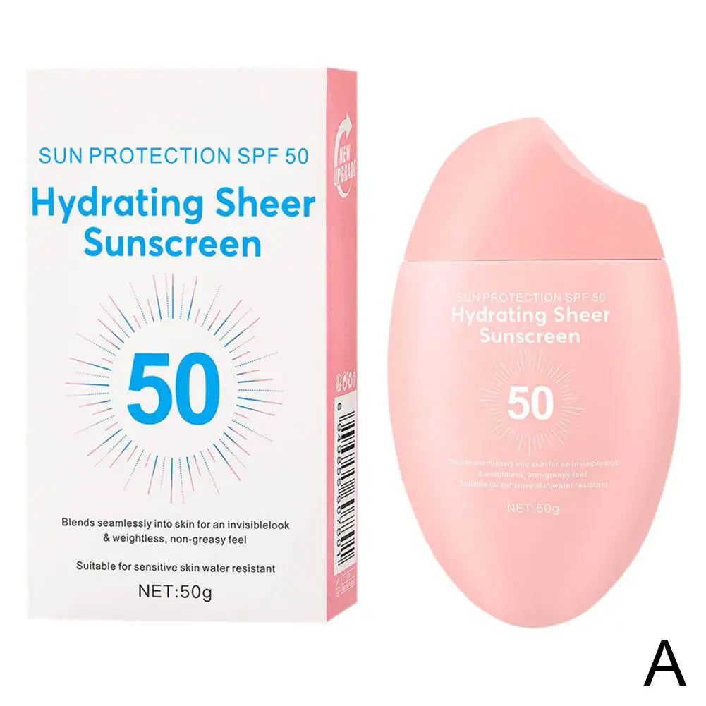 Crema solar 50 SPF protección solar ligera y eficaz.