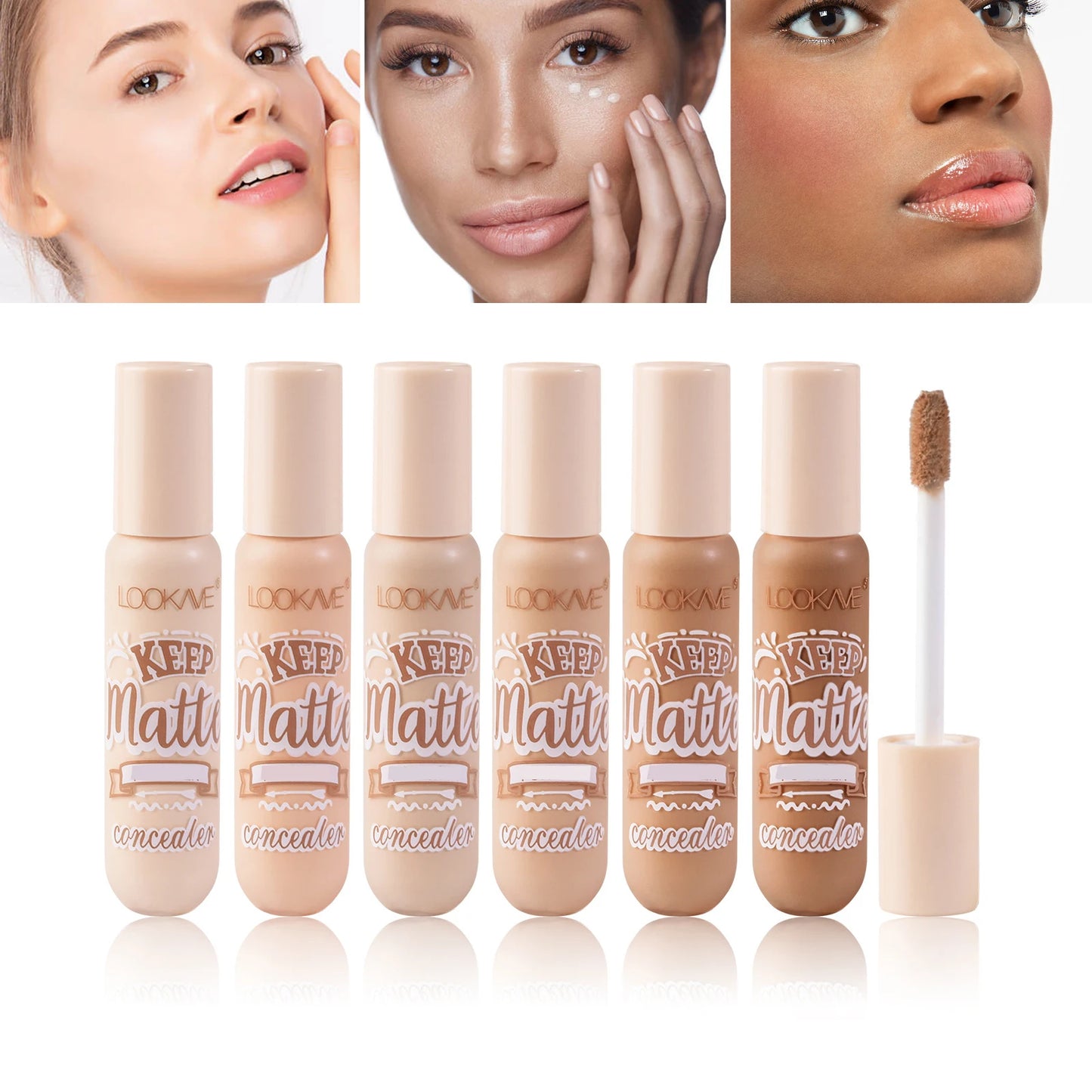 Corrector líquido de alta cobertura LOOKWE.
