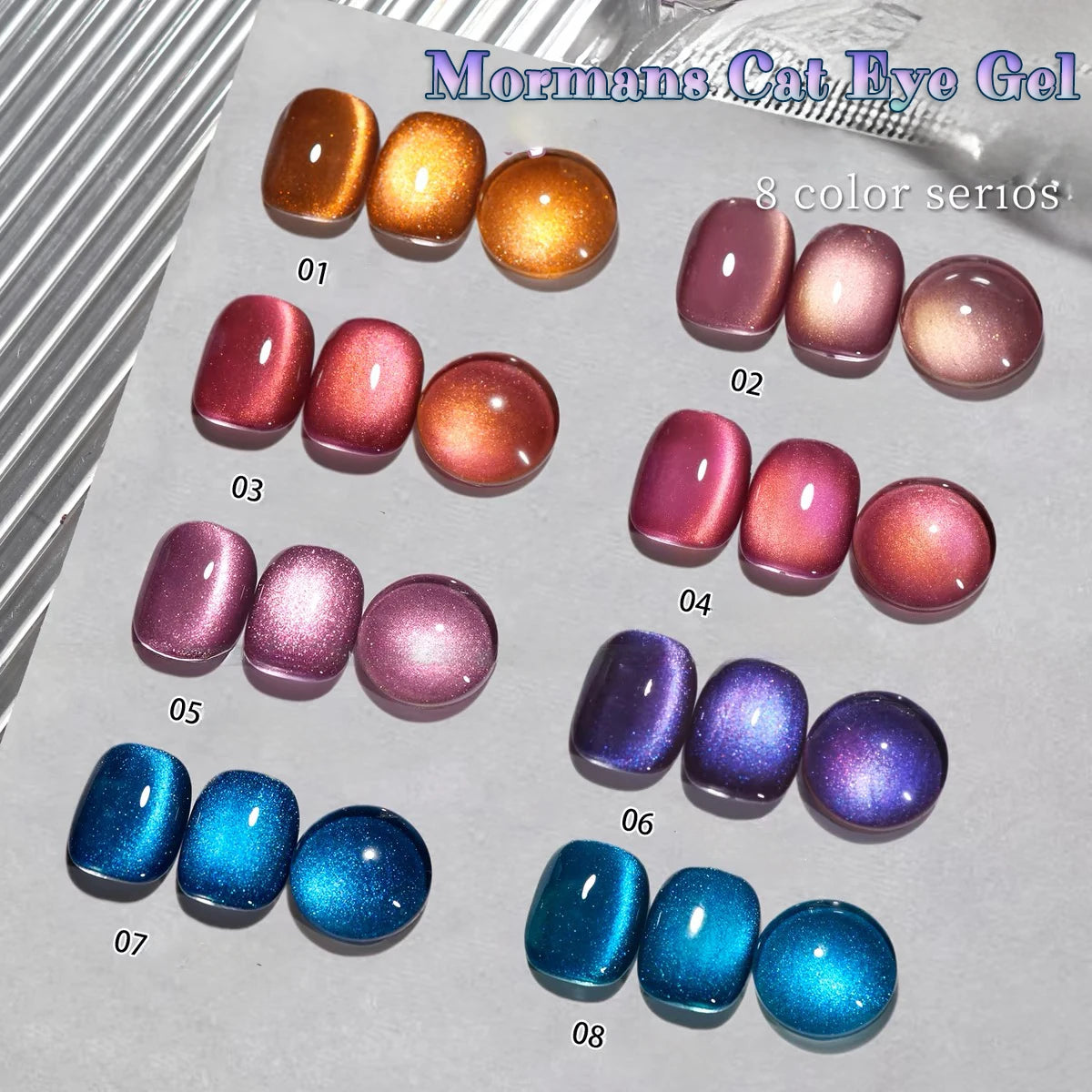 MIANEL magnetic cat eye nail polishes