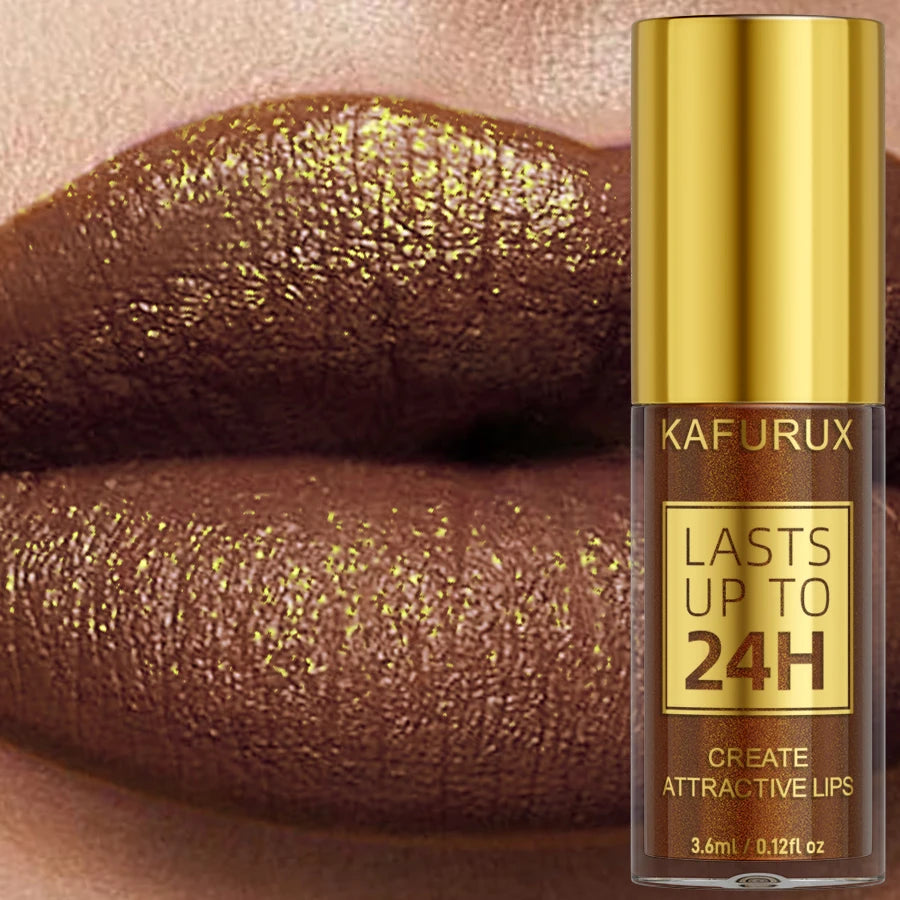 Gloss labial con glitter