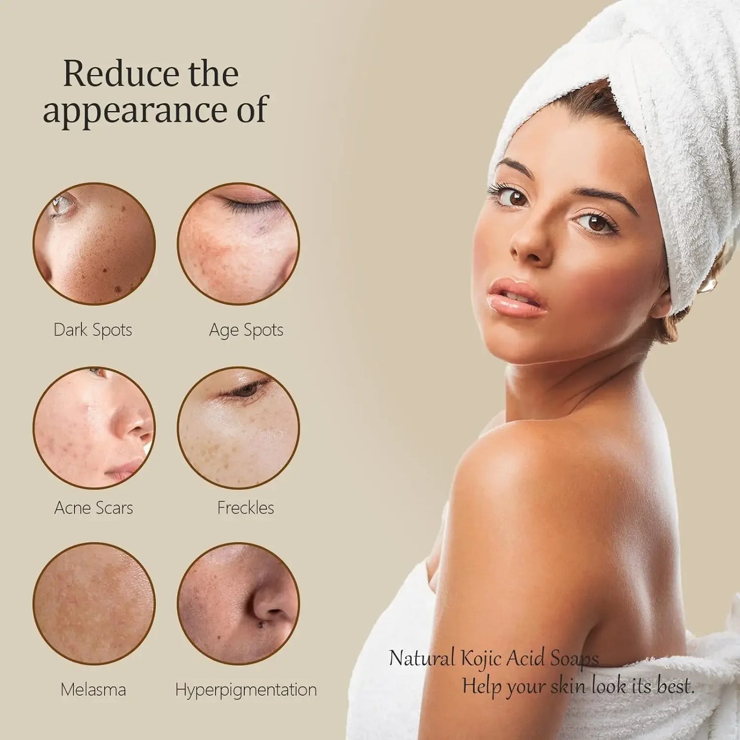 Jabón Facial de Cúrcuma, Miel y Ácido Kójico de SAKSRAAR