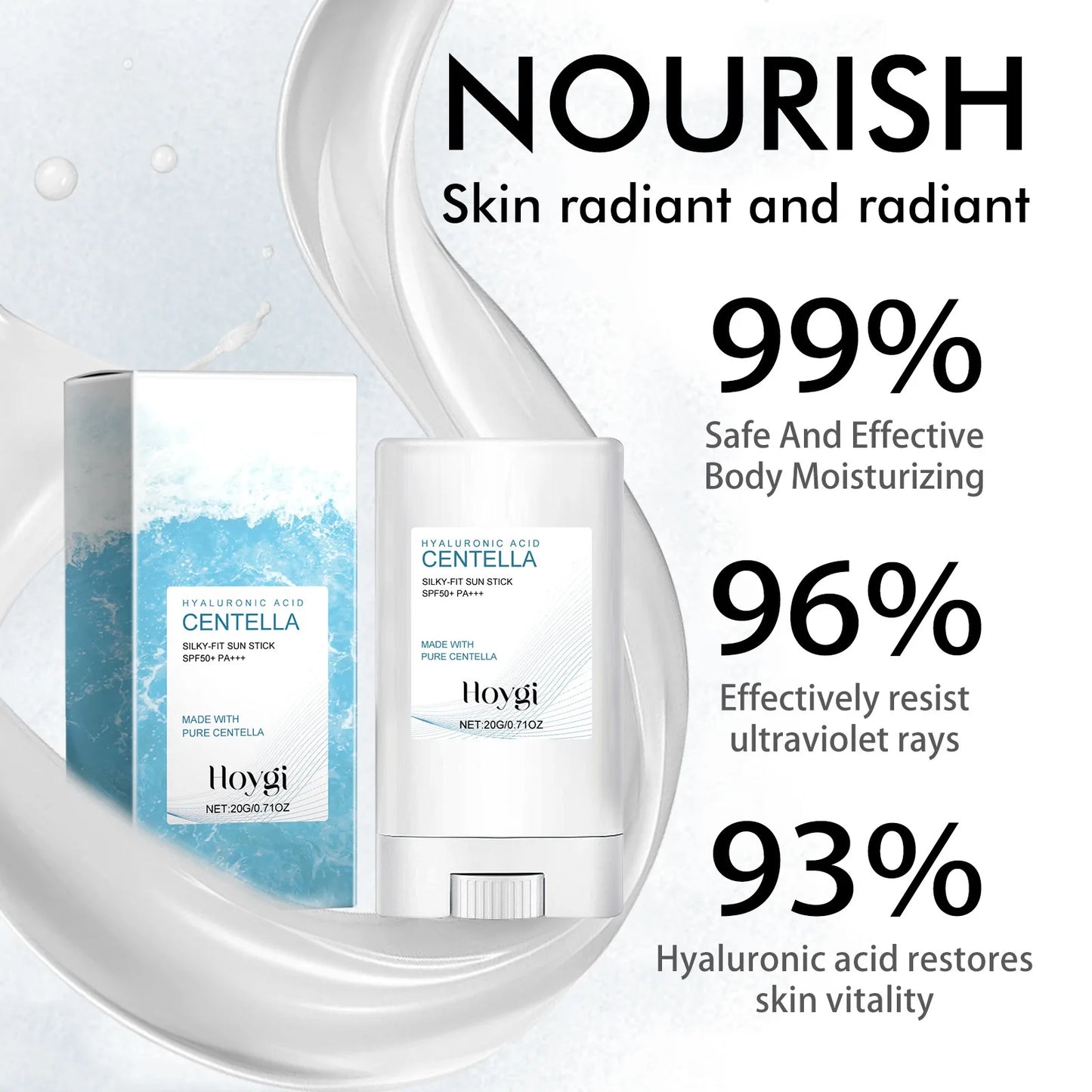 Bloqueador solar en barra de centella HoIYGI SPF50+