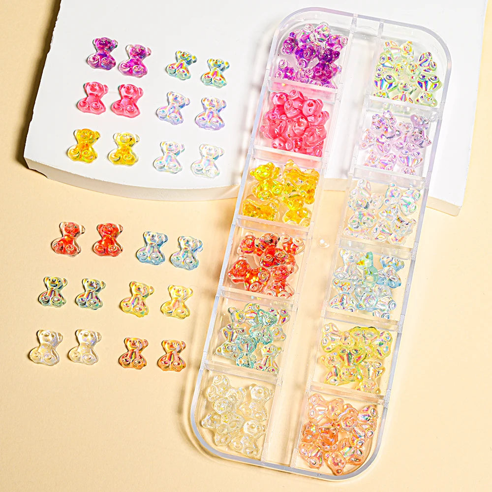 +15 Sets de decoraciones para uñas Kawaii